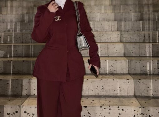⁦Burgandy set⁩ - الصورة ⁦3⁩