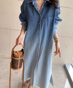 Denim dress