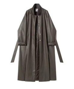 Leather trench