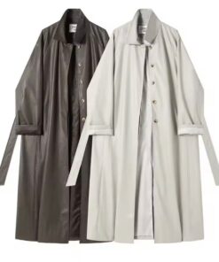 Alternative view of Leather trench