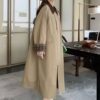 Khaki trench coat