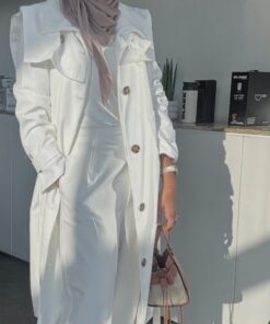 White trench coat